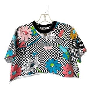 STUSSY cropped mushroom Tshirt Size Medium